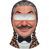 3D Print Old Man Balaclava Full Coverage Breathable Eye Hole Winter Mask Cover Stretch White Mustache Headwear Unisex Face Mask